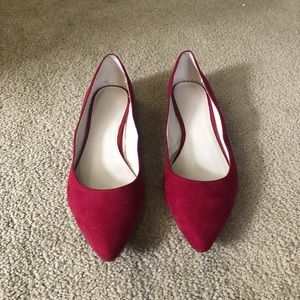 Forever21 red pointed flats